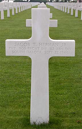 Jacob T. Herman Jr. - Headstone 1