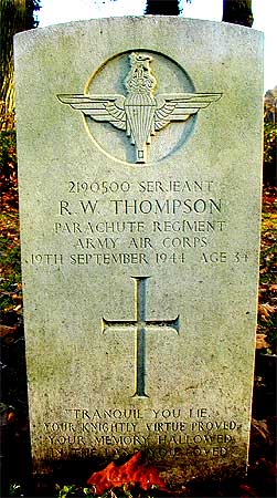 Robert W. Thompson - Headstone 1