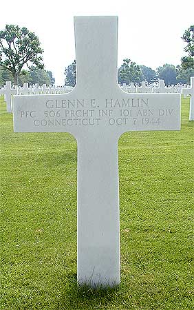 Glenn E. Hamlin - Headstone 1
