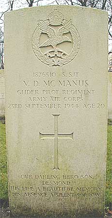 Vincent D. Mcmanus - Headstone 1