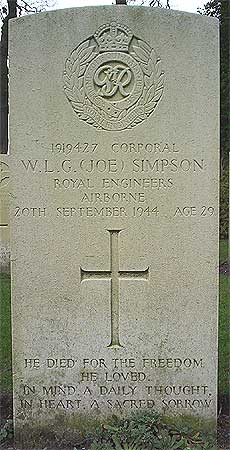 William L.G. Simpson - Headstone 1