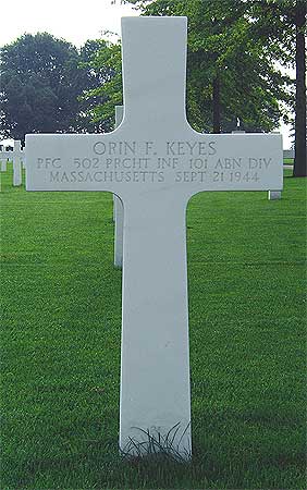 Orin F. Keyes Jr. - Headstone 1