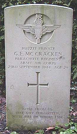 George E. McCracken - Headstone 1