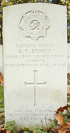 Robert C. Bondy - Headstone 1