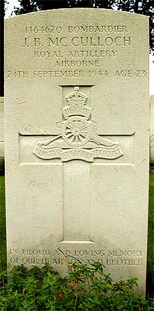 John B. McCulloch - Headstone 1