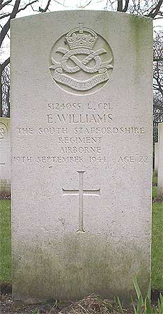 Evard Williams - Headstone 1