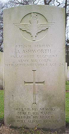 Arnold Ashworth - Headstone 1