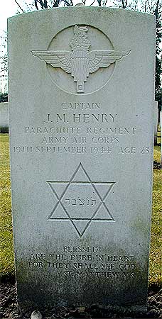 John M. Henry - Headstone 1