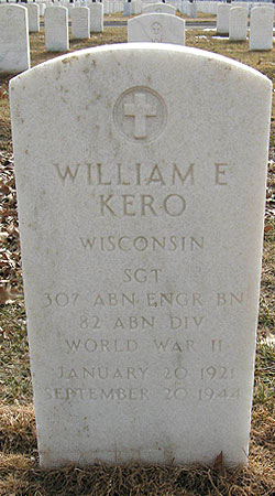 William E. Kero - Headstone 1
