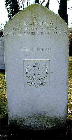 Franciszek Kadziola - Headstone 1