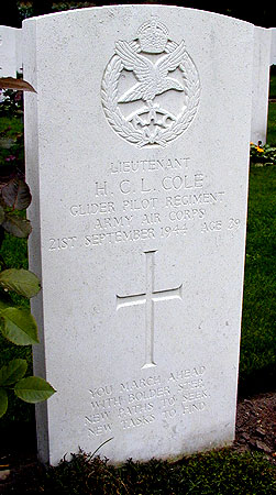 Henry C.L. Cole - Headstone 1