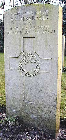 Brian A. Bebarfald - Headstone 1