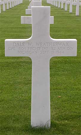 Dale W. Weatherwax - Headstone 1