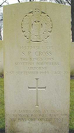 Sidney P. Cross - Headstone 1