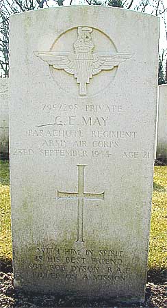 George E. May - Headstone 1