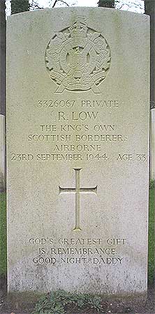 Robert Low - Headstone 1