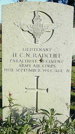 Herbert C.N. Radcliff - Headstone 1