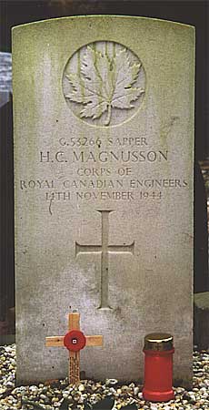 Harold C. Magnusson - Headstone 1