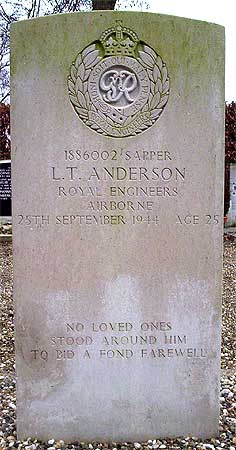 Lennox T. Anderson - Headstone 1