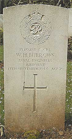 William H. Burrows - Headstone 1