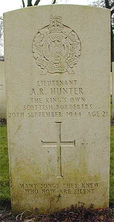 Adam R. Hunter - Headstone 1