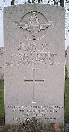 George Mitchell - Headstone 1