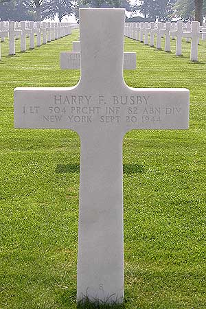 Harry F. Busby - Headstone 1