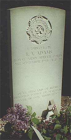 Reginald A. Adams - Headstone 1