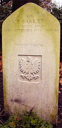 Tomasz Barkiet - Headstone 1