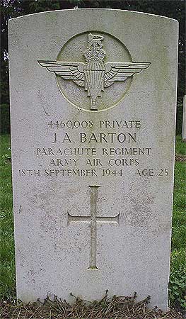 John A. Barton - Headstone 1
