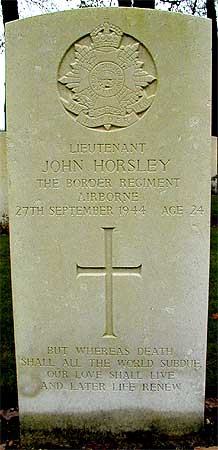 John Horsley - Headstone 1