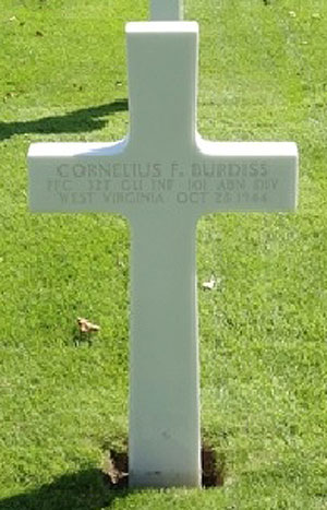 Cornelius F. Burdiss - Headstone 1