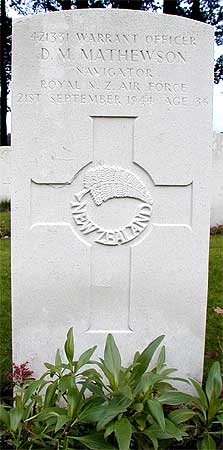 Donald M. Mathewson - Headstone 1