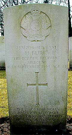Hendry Burr - Headstone 1