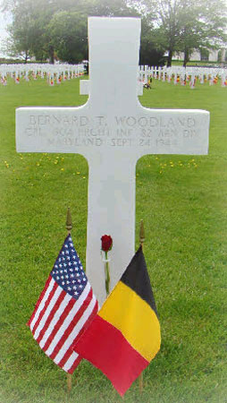 Bernard T. Woodland - Headstone 1