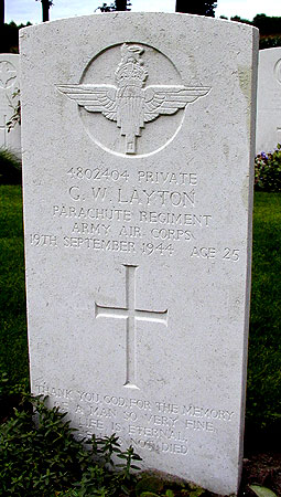 George W. Layton - Headstone 1