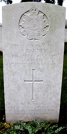 Robert Barnes - Headstone 1