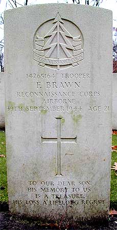 Frederick Brawn - Headstone 1