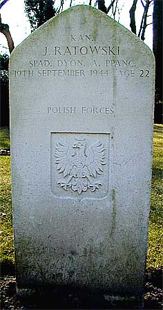 Jozef Ratowski - Headstone 1