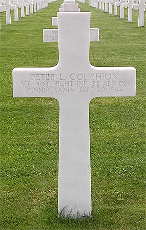Peter L. Colishion - Headstone 1