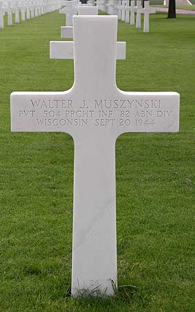 Walter J. Muszynski - Headstone 1