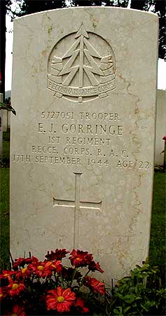 Edward J. Gorringe - Headstone 1