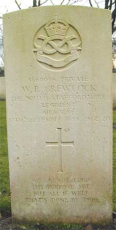 Walter R. Grewcock - Headstone 1