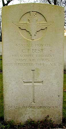 Charles F. Best - Headstone 1
