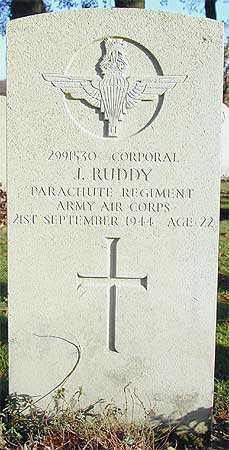 John Ruddy - Headstone 1