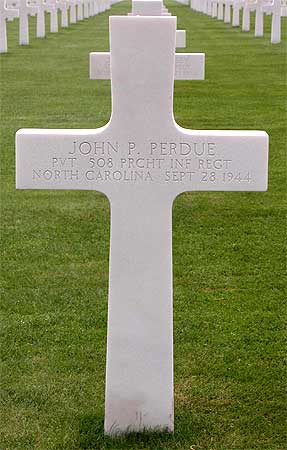 John P. Perdue - Headstone 1