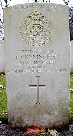 Thomas Cunningham - Headstone 1