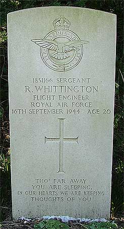 Roy Whittington - Headstone 1
