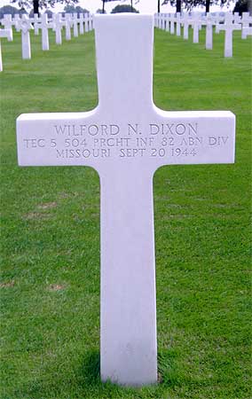 Wilford Nolan Dixon - Headstone 1