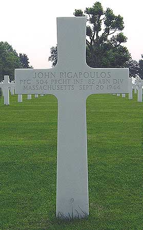 John Rigapoulos - Headstone 1